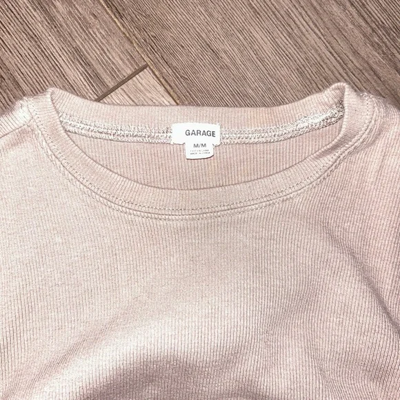 Garage Cream Ruched Mini Dress - Picture 2 of 2